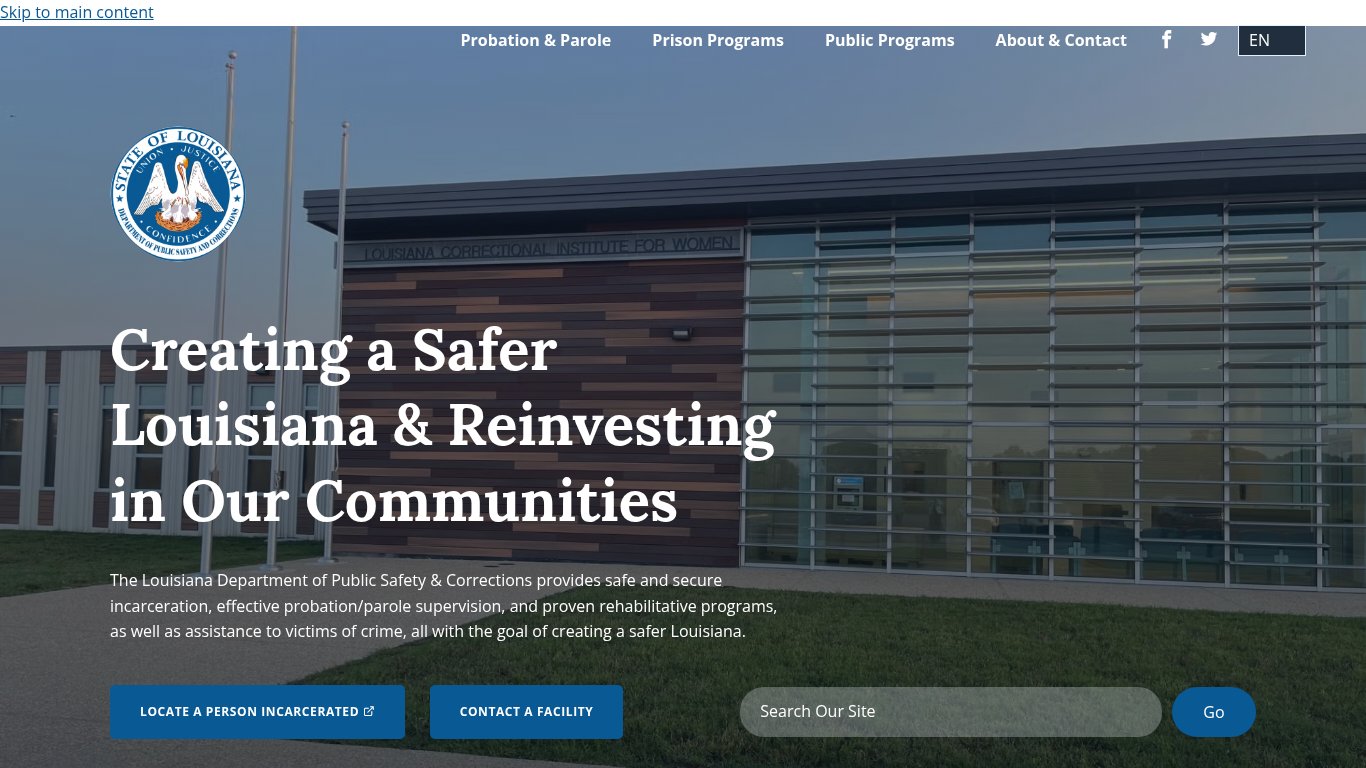 Louisiana Department of Public Safety & Corrections Inmate Locator